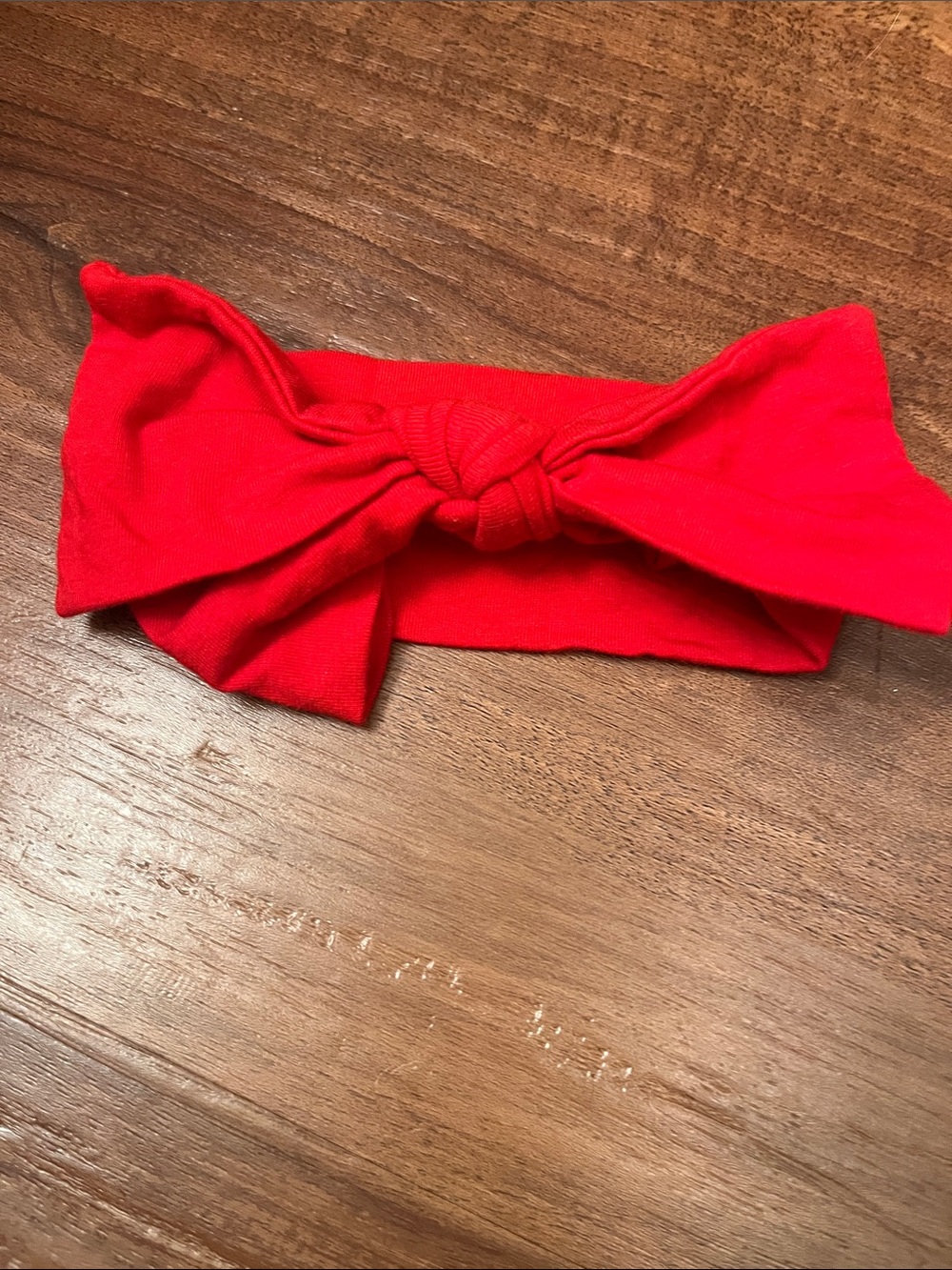 Red Knotted Headband